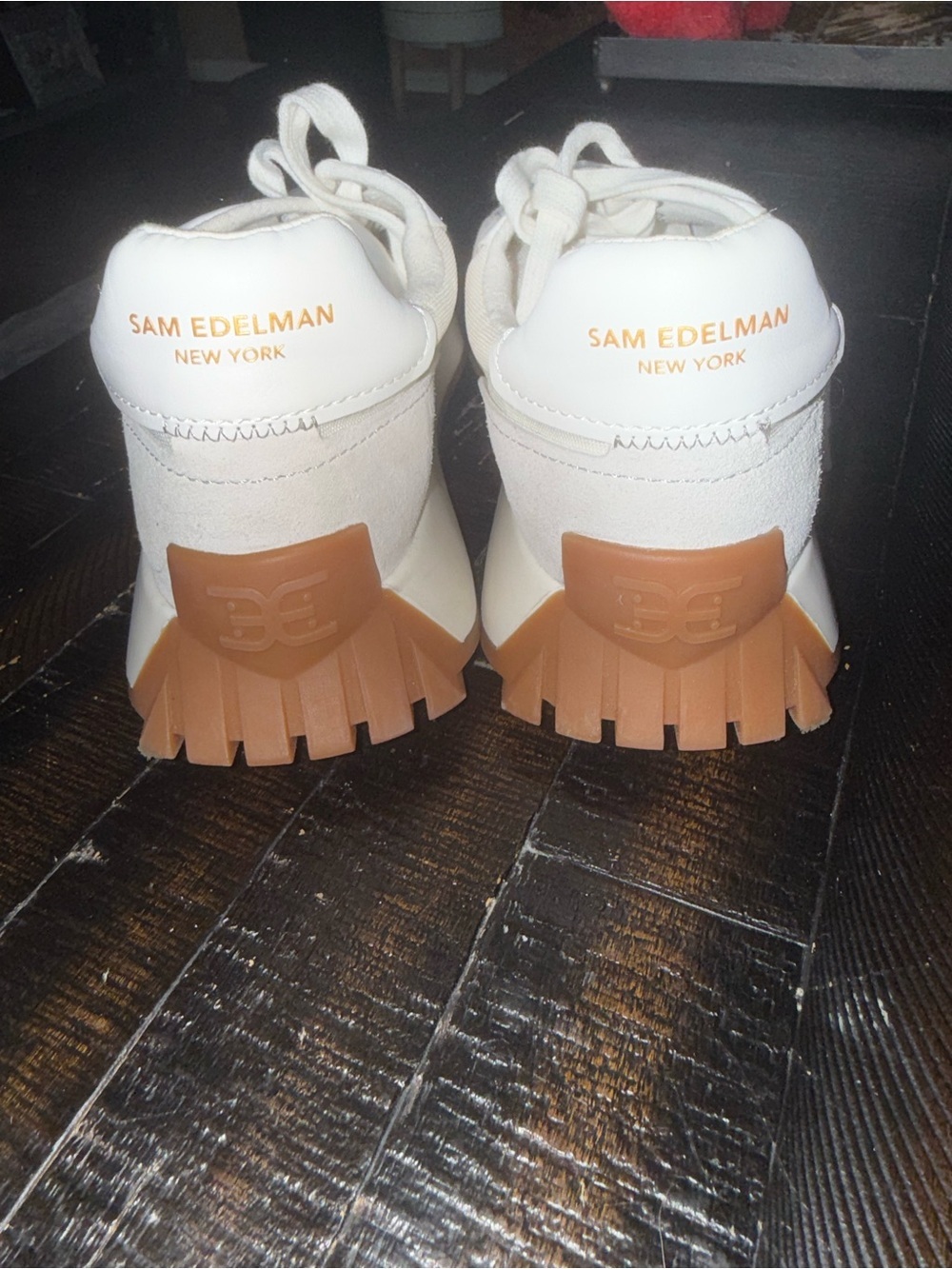Sam Edelman Layla Sneakers Women's Size 11 White - Picture 10 of 14